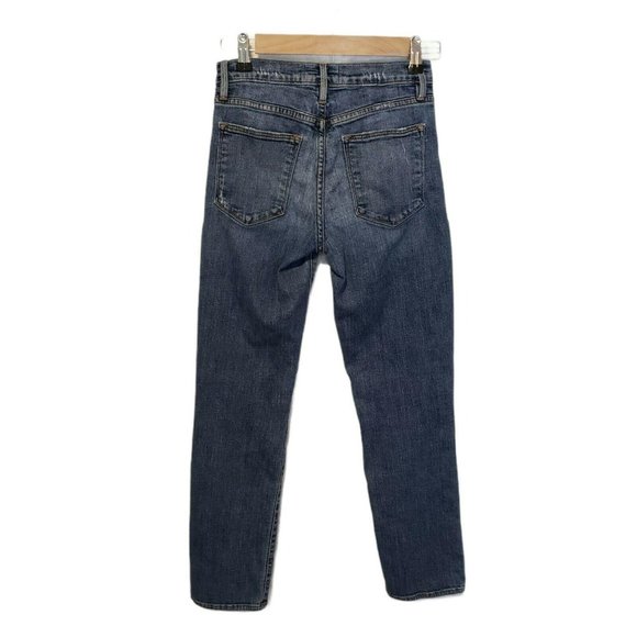 True Religion Women's Julie Skinny Jean Flap Pockets Dark Blue Size: 26 - Picture 2 of 12